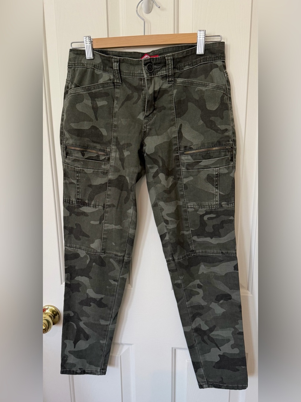 UNIONBAY Men's Camo Cargo Pants - Dark Green & Black